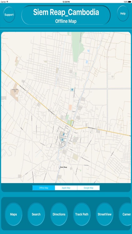 Siem Reap Cambodia Offline City Maps Navigation