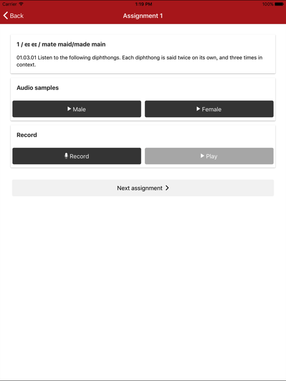 Screenshot #4 pour American English Pronunciation (Radboud)