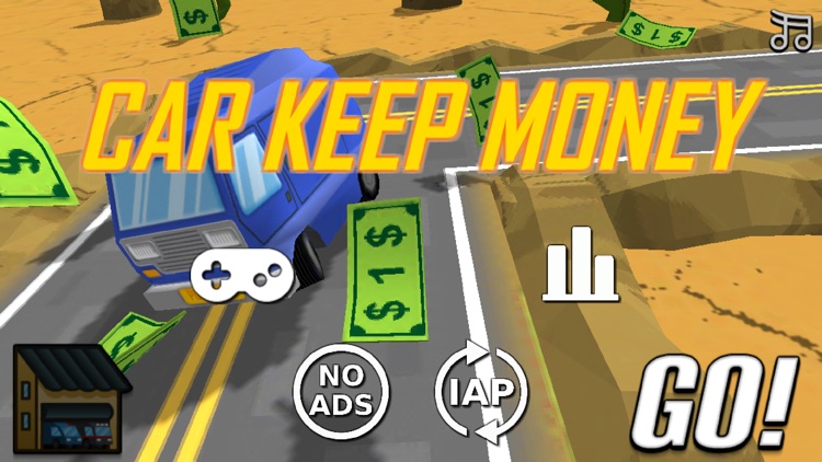 Car Keep Money - Drive at Winding Road to Endless screenshot-3