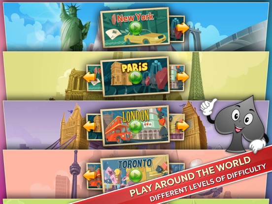 Solitaire World Tour iPad screenshot 4 - Games app