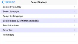 shortwave broadcast schedules iphone screenshot 3