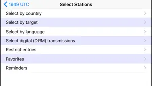 Shortwave Broadcast Schedules screenshot #3 for iPhone