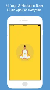 Yoga and meditation Relex Music Ad Free screenshot #1 for iPhone