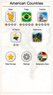 american countries and caribbean: flags, maps quiz iphone screenshot 3