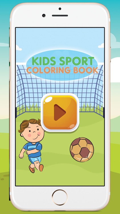 Kids Sport Coloring Book