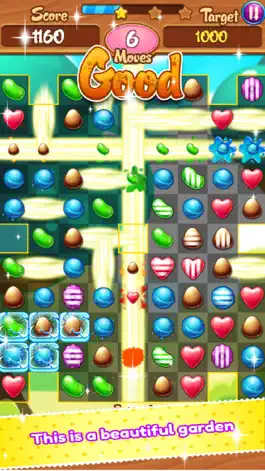 Game screenshot Sweet Candy Garden Mania:Match 3 Free Game mod apk