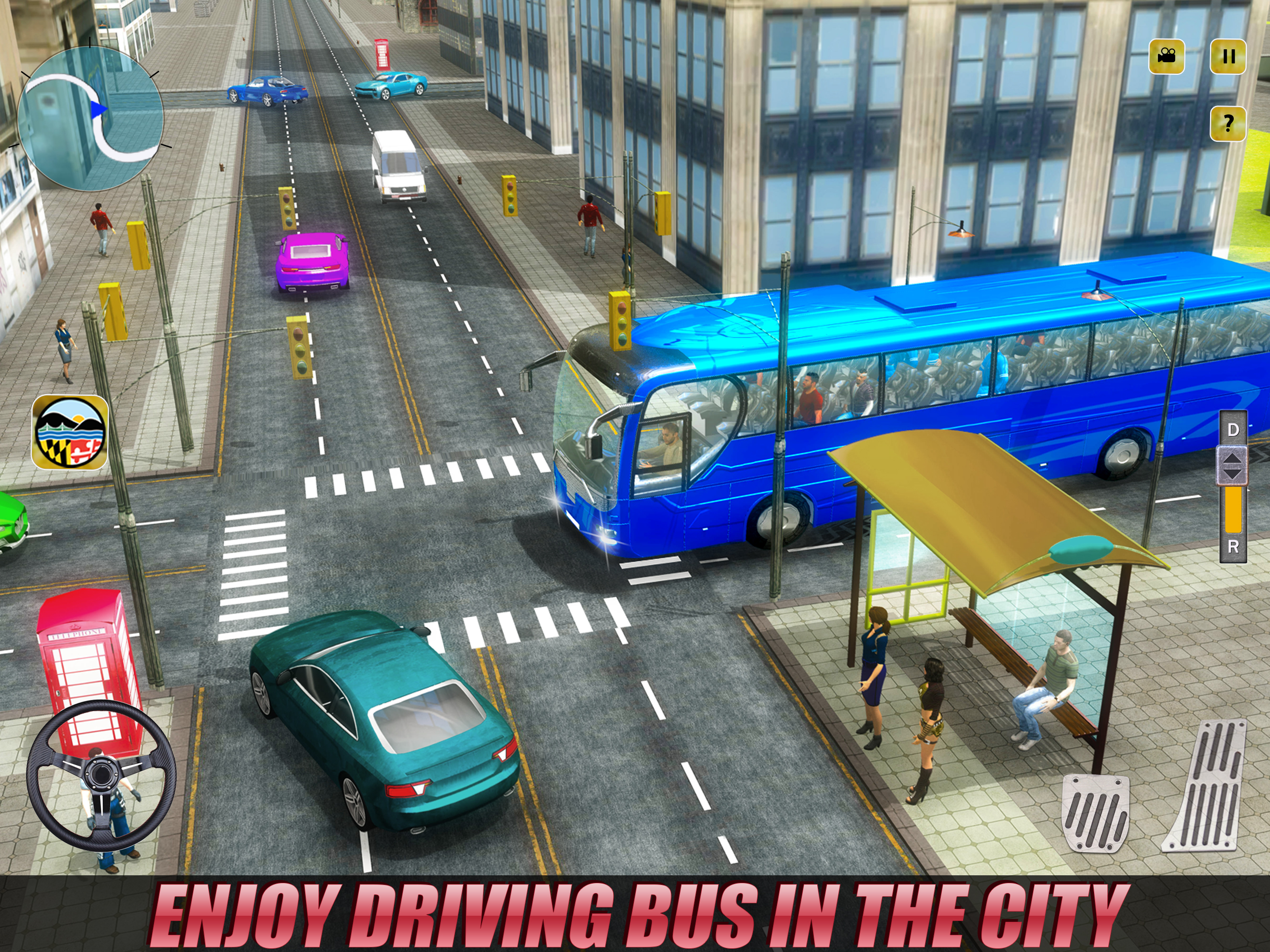 Liberty City Tourist Coach Bus - Pro Transport Sim