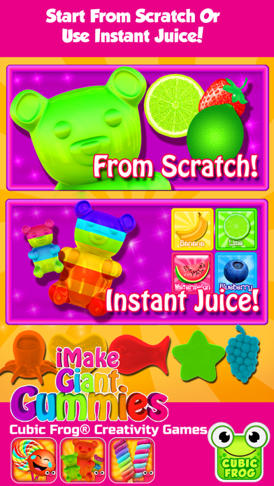 iMake Giant Gummies - Gummy Maker by Cubic Frog Apps Screenshot 2
