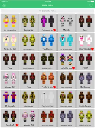 Screenshot 1 FNAF Skins for MCPE iphone
