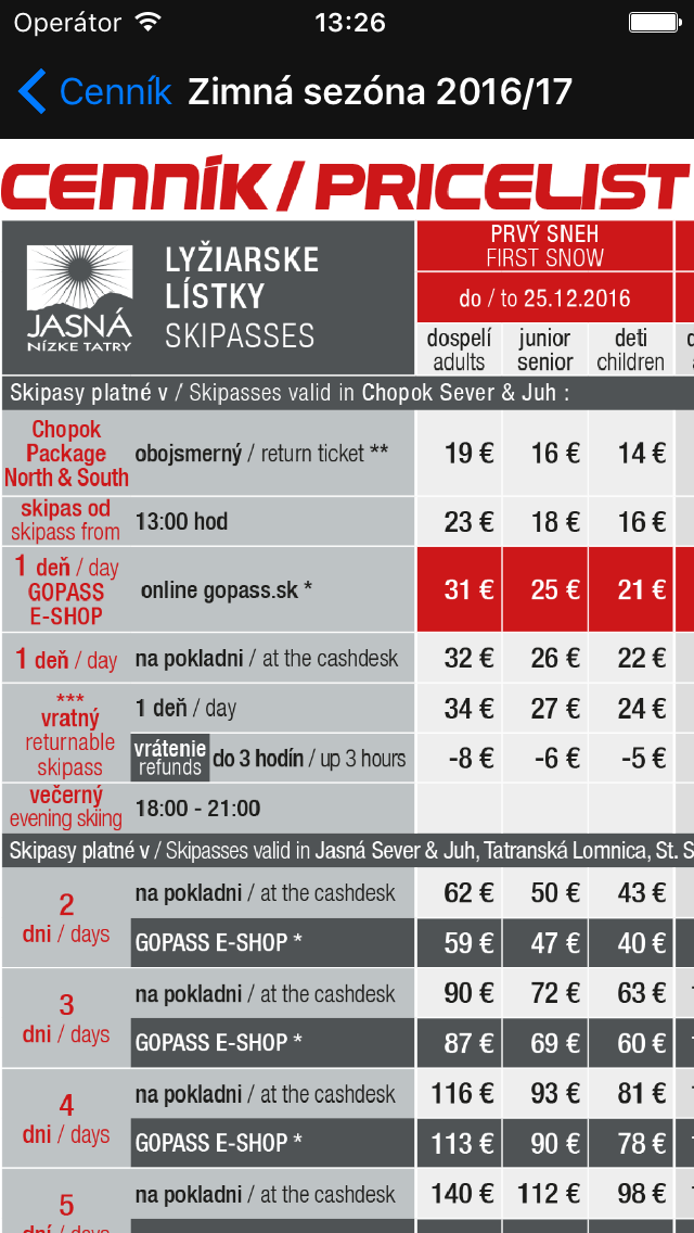 iJasna - Jasná Nízké Tatry