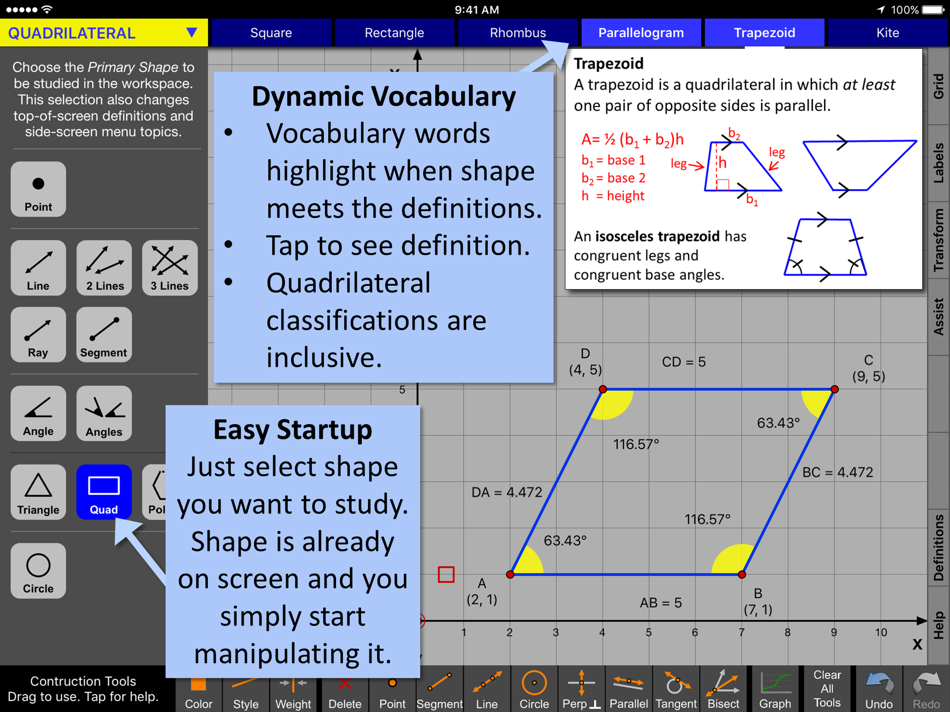 #1. Geometry Ace: Math Tutor (iOS) Podle: Interactive Mindware LLC