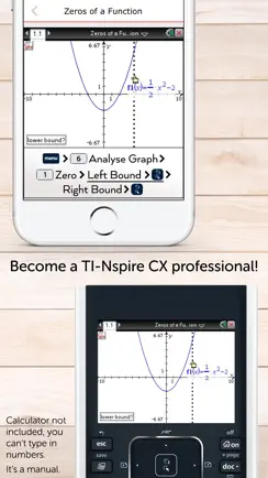 TI Nspire Calculator Manual iPhone image 1