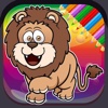 Coloring Page Big Lion Games Education Free
