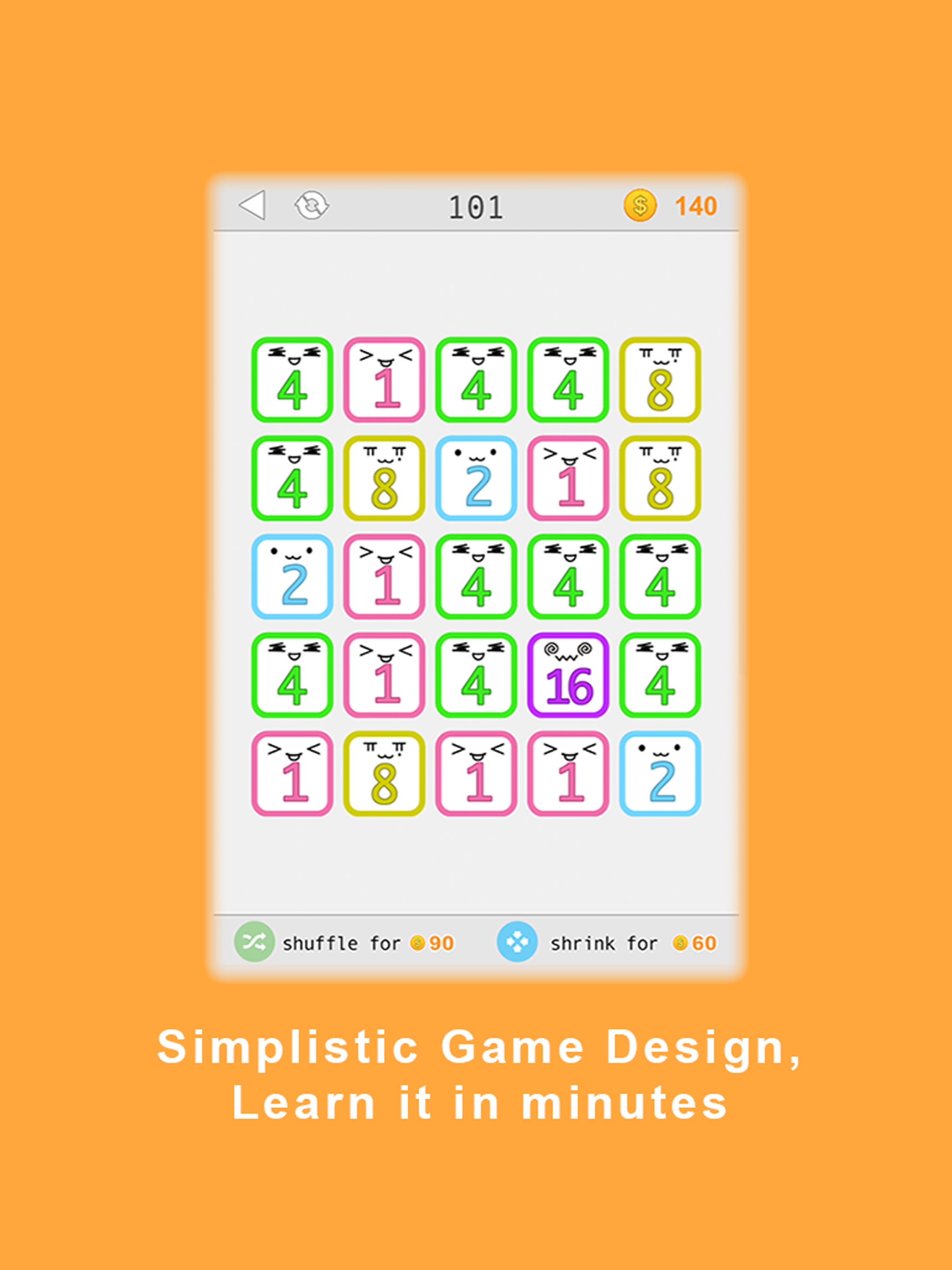 Power of 2 - Strategic number matching game