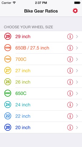 Bike Gear Ratios - Calc Speed,Cadence,Developmentのおすすめ画像1