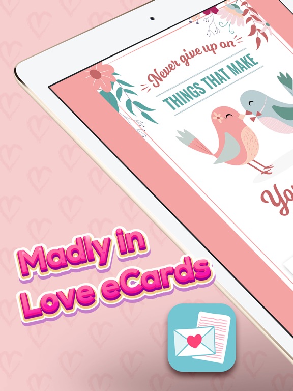 Screenshot #4 pour Follement amoureux E-Cartes