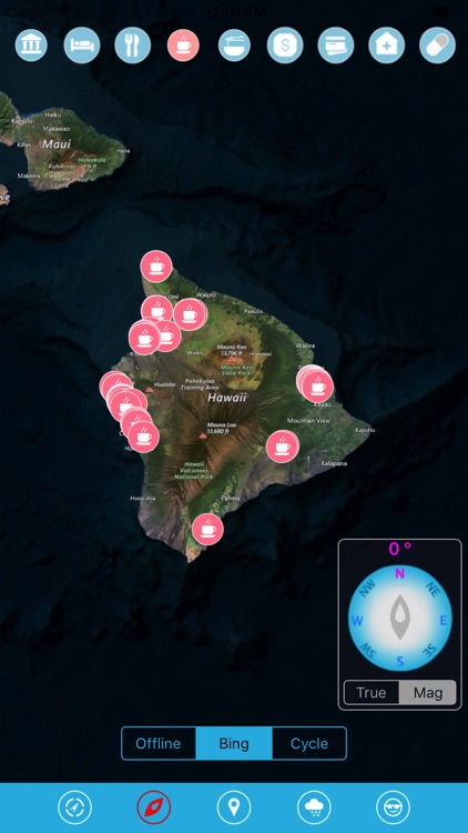 Big Island – Hawaii Offline Travel Map Guide