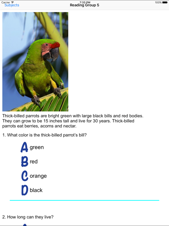 Screenshot #5 pour Reading Comprehension Grades 2-3