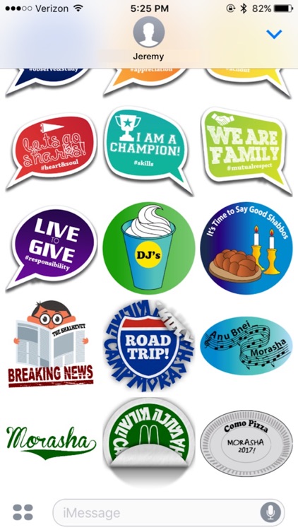 Morasha Stickers