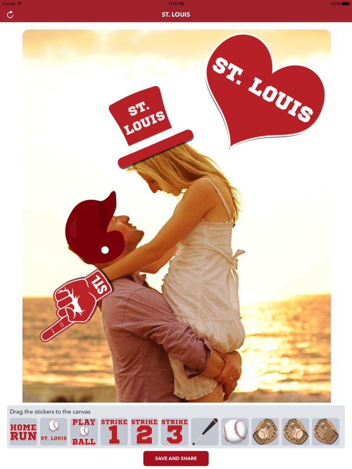 St. Louis Baseball Stickers  Emojis