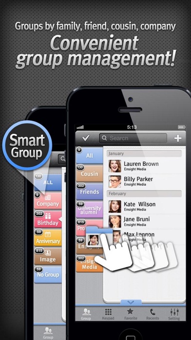 Screenshot #1 for iGroup Contacts+Speed dial