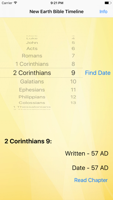 New Earth Bible Timeline iPhone screenshot 3 - Reference app