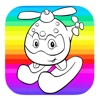 Tooddler Kids Copter Game Coloring Page Version