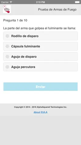 Game screenshot California Firearms Test - Spanish mod apk