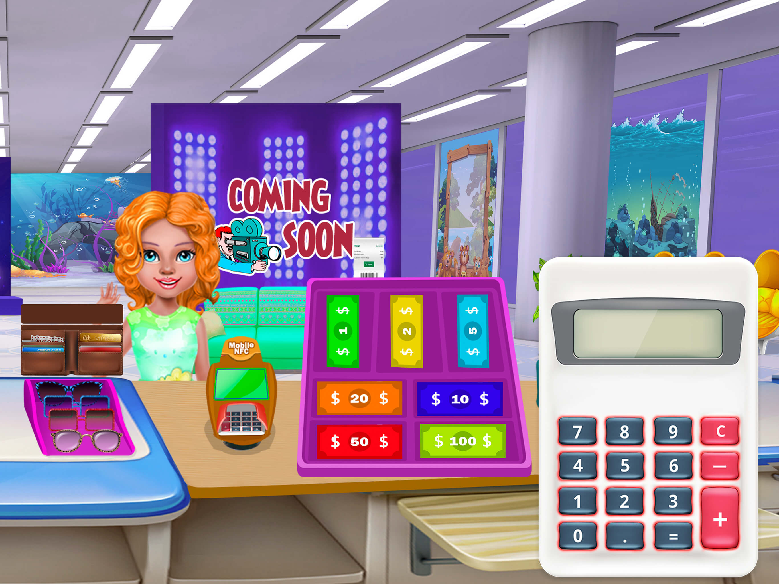 Cashier Cinema Movie Theater