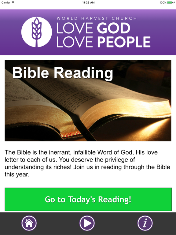 World Harvest Church iPad screenshot 5 - Lifestyle app