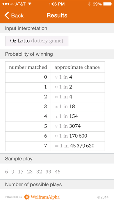 Wolfram Gaming Odds Reference Appのおすすめ画像5