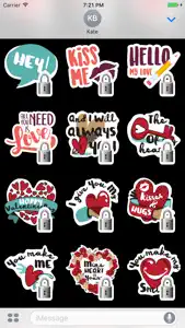 In Love Sticker Pack screenshot #4 for iPhone