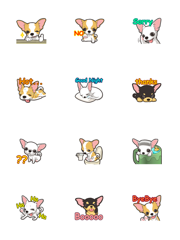 Screenshot #4 pour Chihuahua Dog - Stickers