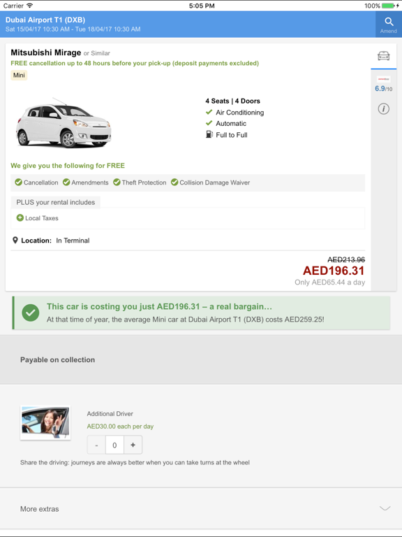 Screenshot #6 pour Dubai Cheap Car Rental Search - تأجير سيارة في دبي