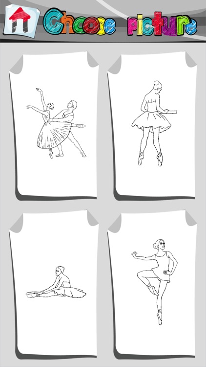 Ballet Coloring Book