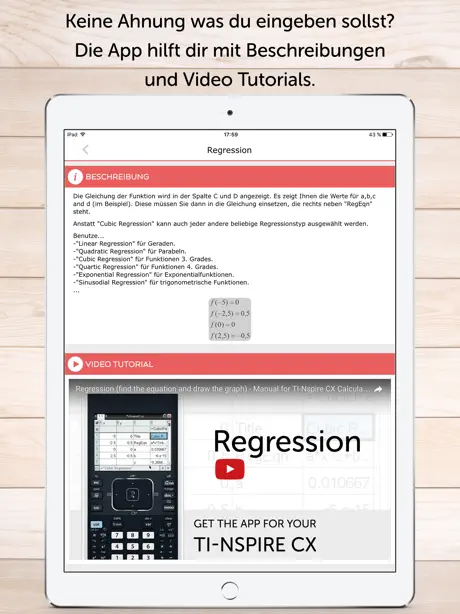 GTR Anleitung TI-Nspire CX CAS