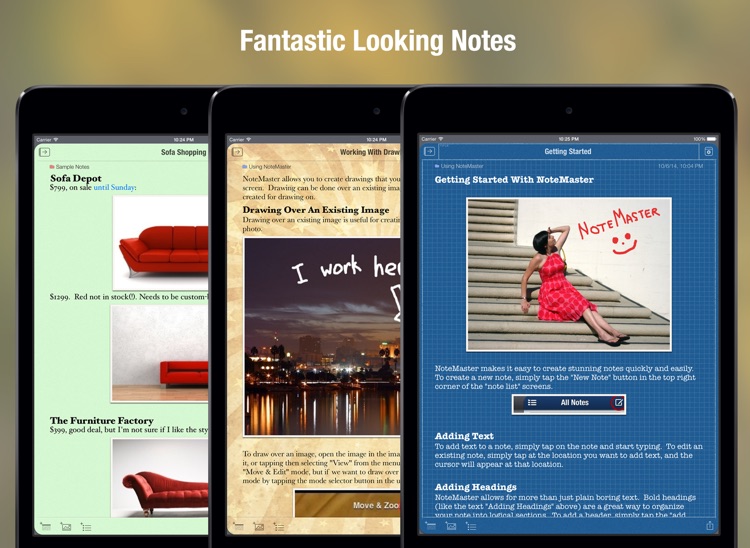 NoteMaster for iPad - amazing notes screenshot-3