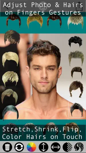 Male Hair Photo Editor - Macho screenshot 2