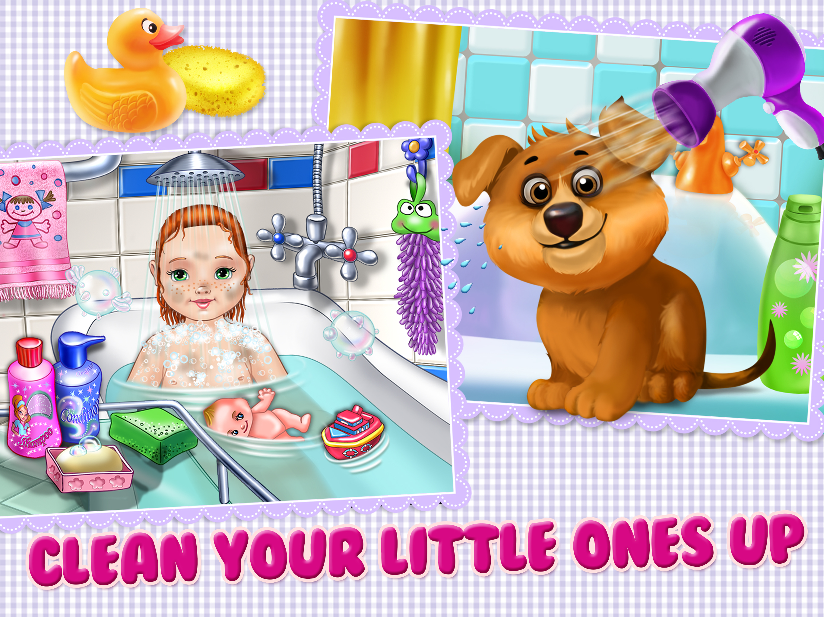 Babies & Puppies - Care, Dress Up & Play
