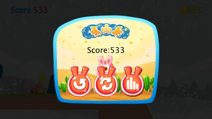 Run Rabbit-Gravity sensing run game