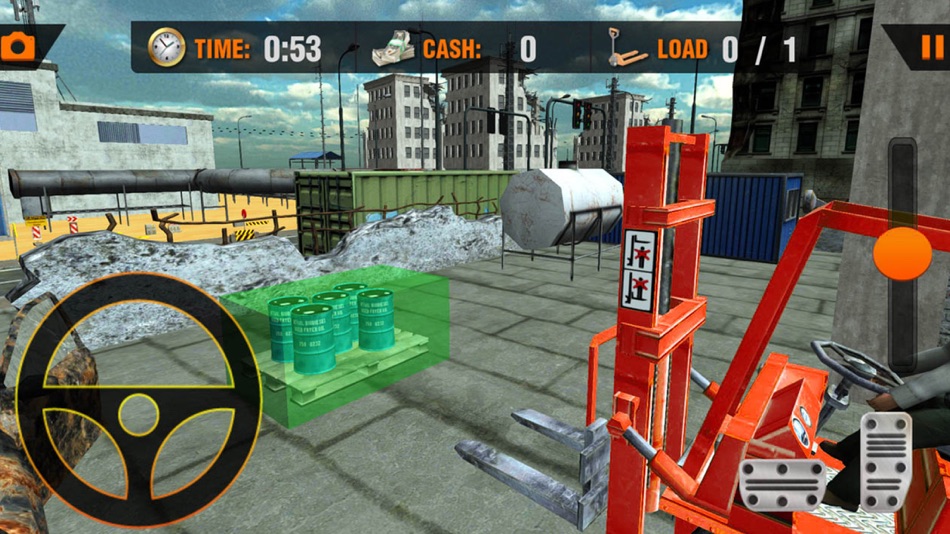 #3. Forklift simulator – Grand forklifter simulation (iOS) 由: Muhammad Rafique Saleem
