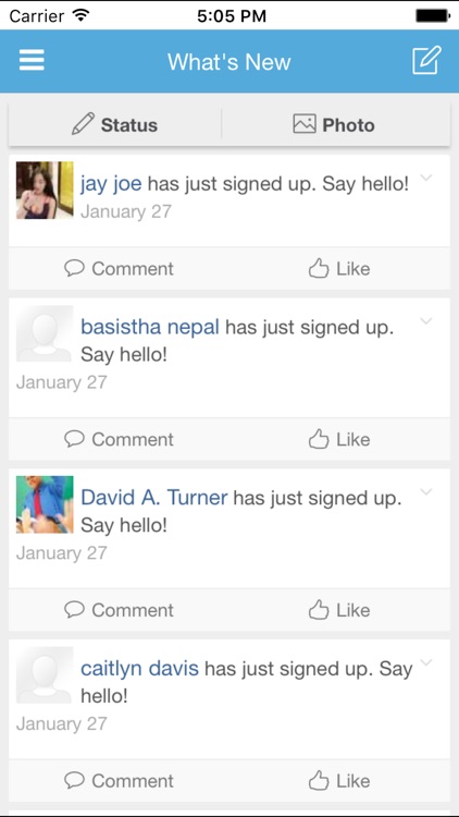 Vintage Social Network