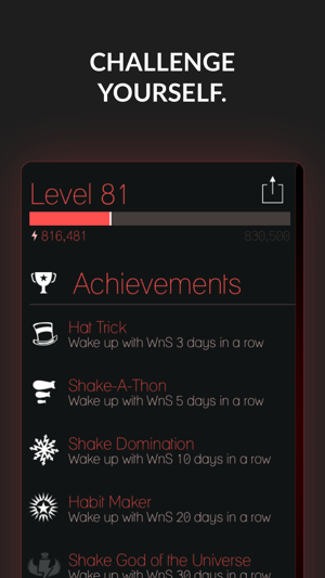 Wake N Shake Alarm Clock Screenshot