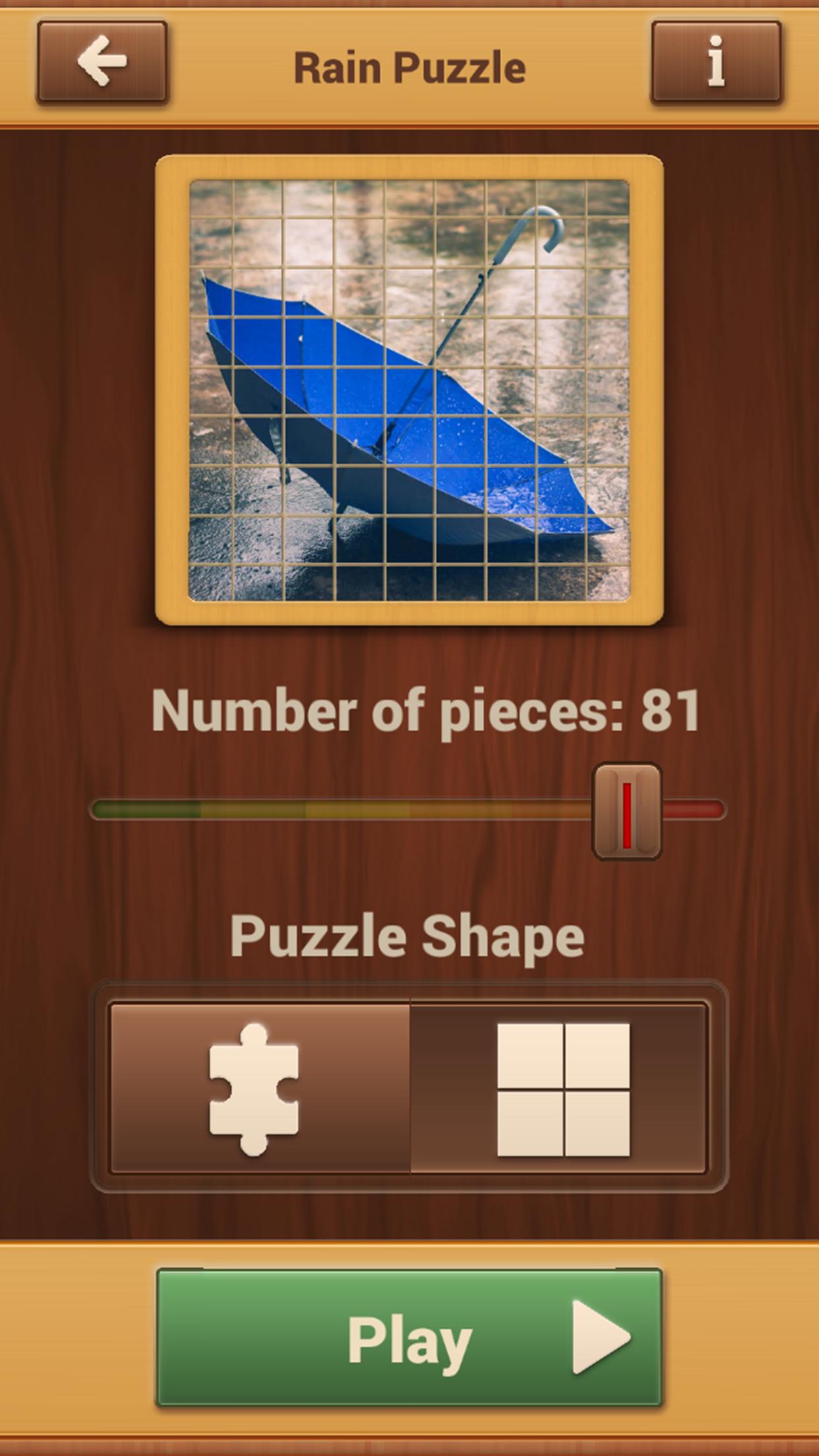 Rain Puzzle - Relaxing Picture Jigsaw Puzzles