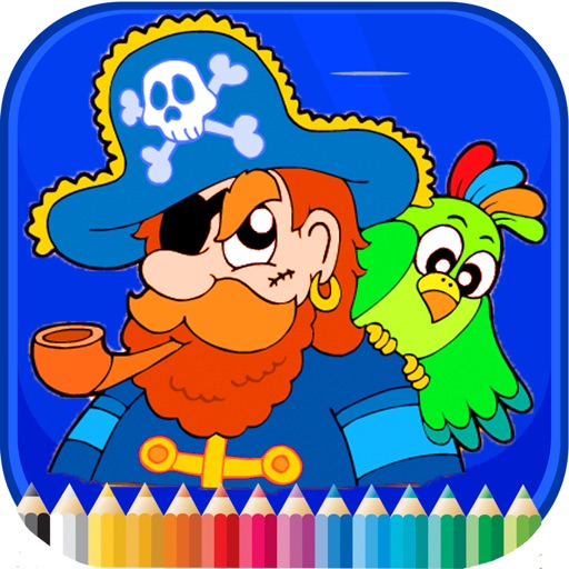 Pirate Coloring Book - Activities for Kids iOS App
