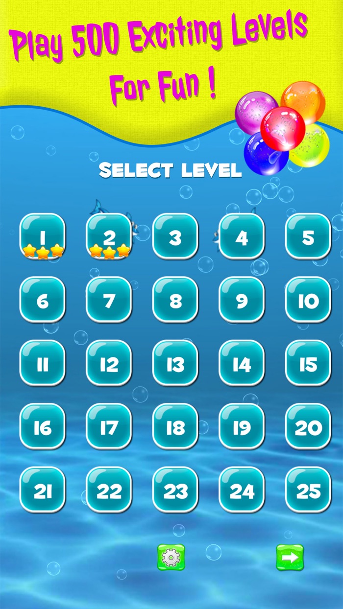 Bubble shooter Sea Animals