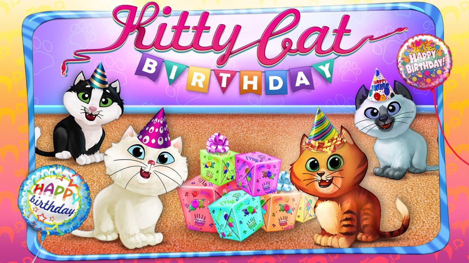 Kitty Cat Birthday Surprise: Care, Dress Up & Play - 1.5 - (iOS)