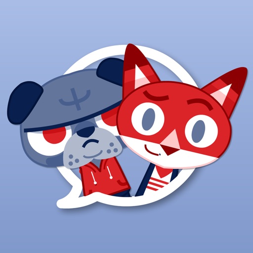 Winston & Fox - Fun Stickers Icon