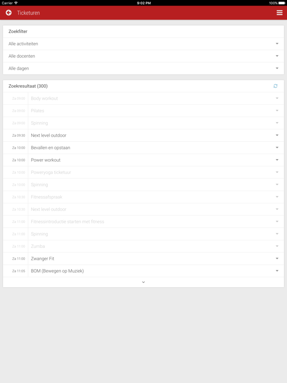 Radboud Sportcentrum iPad screenshot 4