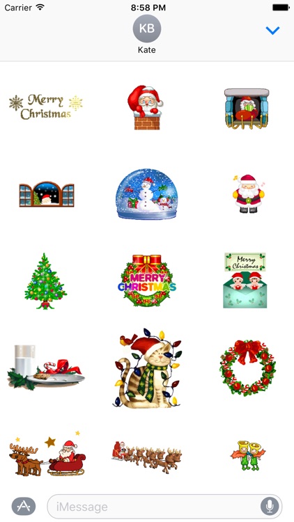 Animated Christmas Stickers for iMessage